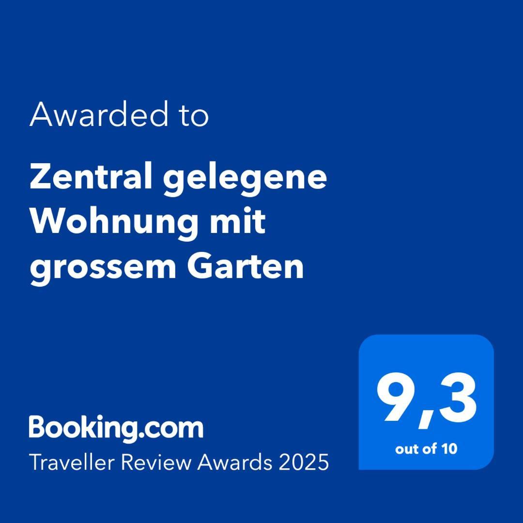 Zentral Gelegene Wohnung Mit Grossem Garten Interlaken Exterior foto